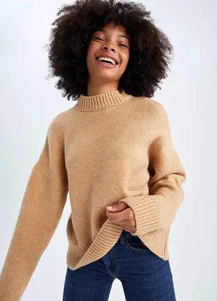 Жіночий пуловер оверсайз defacto6 фото