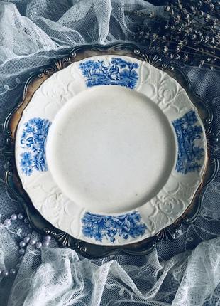 🔥 тарелка 🔥 винтаж старинная коллекционная фаянс швеция