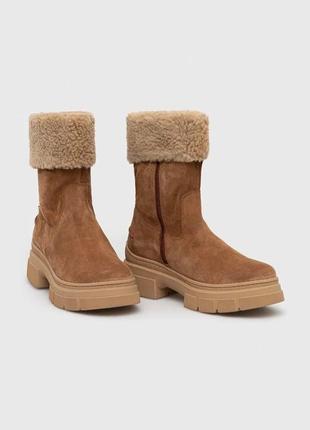 Замшевые ботинки tommy hilfiger warm lining suede low boot fw0fw066501 фото