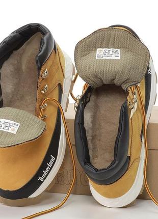 Мужские зимние кроссовки с мехом timeberland boots winter, ботинки мужские зимние с мехом