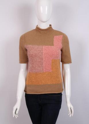 Шерстяной свитер с короткими рукавами cos max mara ralph lauren