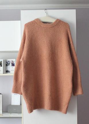 Крутий теплий подовжений светр від zara8 фото