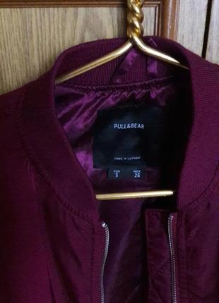 Бомбер pull& bear2+13 фото