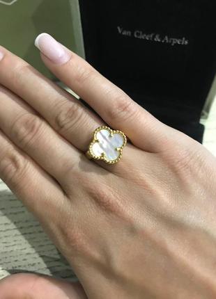 Брендовое кольцо покрытия лимонного золота