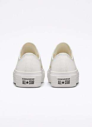 Кеди chuck taylor all star lift platform mono white a02610c5 фото