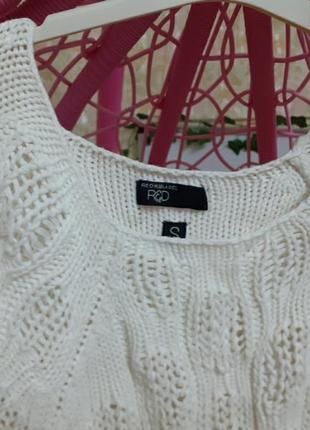 Джемпер свитер белый3 фото