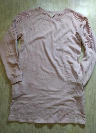 Женский свитшот кофта удлиненный свитер размер xs-s2 фото