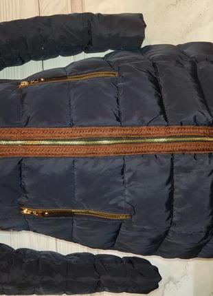 Женская зимняя куртка, натуральный пуховик, 42-444 фото