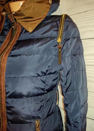 Женская зимняя куртка, натуральный пуховик, 42-449 фото