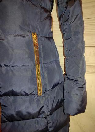 Женская зимняя куртка, натуральный пуховик, 42-443 фото