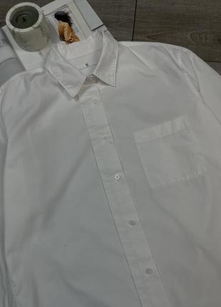 Фирменная рубашка uniqlo &amp; jil sander +j supima cotton long sleeve shirt6 фото