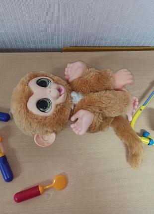 Інтерактивна іграшка furreal friends мавпочка занді у доктора2 фото