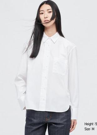 Фірмова сорочка uniqlo & jil sander +j supima cotton long sleeve shirt