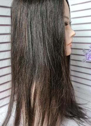 Полупарик накладка топпер макушка 100% натуральный волос