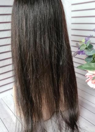 Полупарик накладка топпер макушка 100% натуральный волос