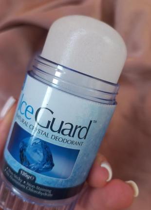 Кристаллический минеральный солевой дезодорант iceguard твист ап7 фото