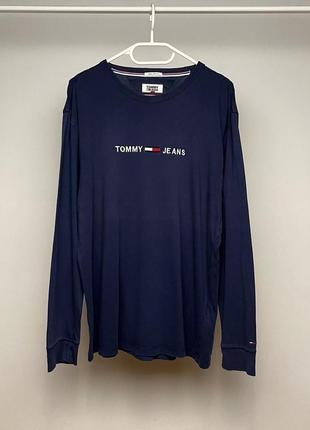 Кофта лонгслив tommy hilfiger jeans relaxed fit longsleeve