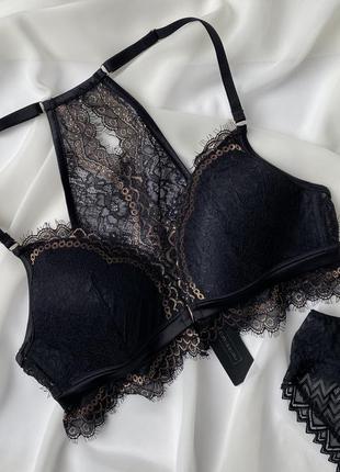 Комплект intimissimi треугольник tiziana 80b, трусики слипы m