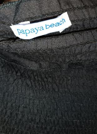 Сарафан пляжное платье макси papaya beach юбка8 фото