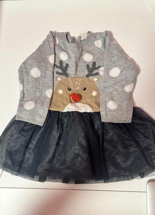 Сукня новорічна h&m 74 розмір (і більше)