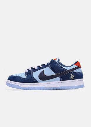 Кросівки why so sad? x nike sb dunk low pro 'coastal blue'