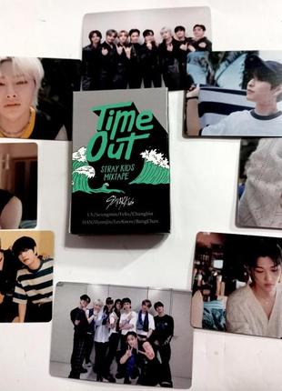 Stray kids time out двусторонние карточки открытка ломо карты стрей кидс кей поп k-pop...