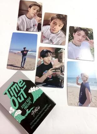 Stray kids time out двусторонние карточки открытка ломо карты стрей кидс кей поп k-pop...