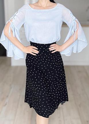 Легка ніжно-блакитна блузка topshop xs