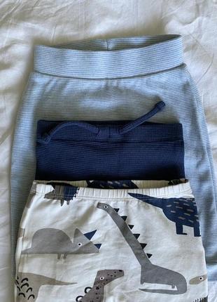 Набор из трех штанишек, ползунков для младенца3 фото