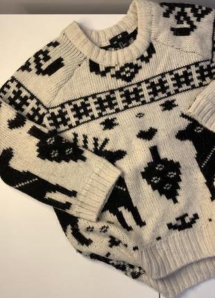 Теплый шерстяной свитер h&amp;m1 фото