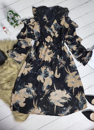 💫шикарна сукня на запах фірми  missguided