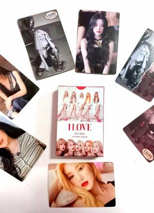 Картки gidle k-pop джиайдл кей поп ломо lomo карти i love