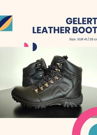 Gelert leather boot black8 фото