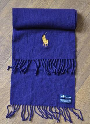 Шерстяной шарф polo ralph lauren6 фото