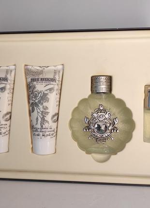 True religion / набор (edp 100ml+edp 7.5ml+b/lot 90ml+sh/gel 90ml) для женщин3 фото