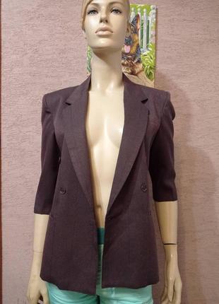 Темно-фиолетовый пиджак размер s-m 2539