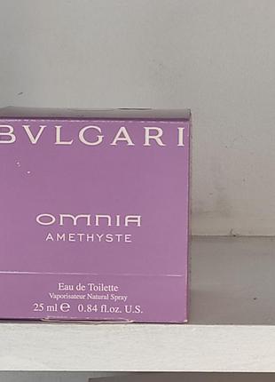 Bvlgari omnia amethyste туалетна вода жіноча, 25 мл1 фото