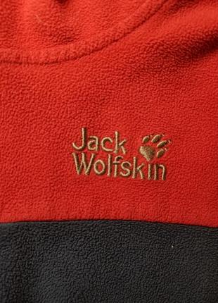 Флисовый худи jack wolfskin nanuk 100 fyll zip fleece hoodie3 фото
