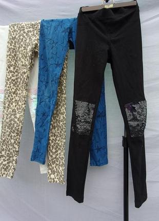 Джинсы, леггинсы h&m 152-158 4 шт