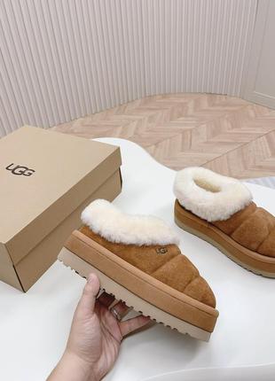 Угги женские бежевые черные натуральная замша ugg