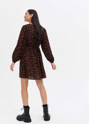 New look платье туника в цветочный принт 100% вискоза5 фото