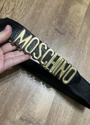 Кожаный ремень moschino