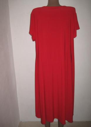 Красное нарядное платье roman р-р222 фото