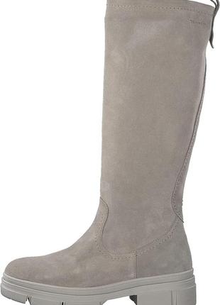 Tamaris оригінал! зимові замшеві жіночі чоботи 37,5