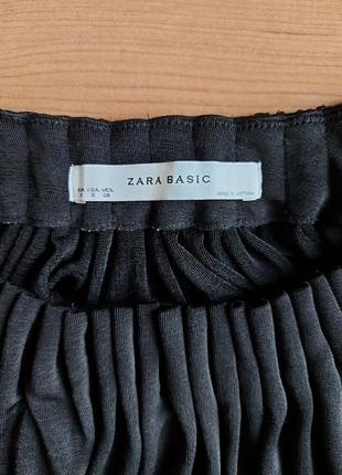 Черное платье, платье zara интересного кроя, р. s9 фото