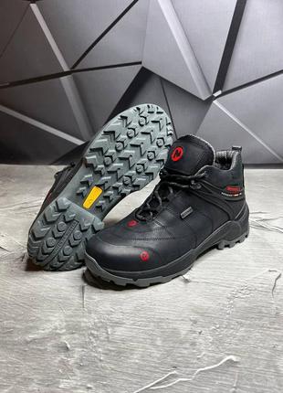 Кожаные зимние ботинки с мехом merrell