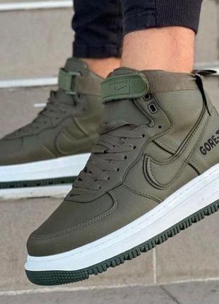 Мужские деми кроссовки nike air force 1 hight gore-tex1 фото