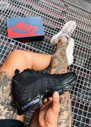 Мужские кроссовки зима термо nike air max 95 sneakerboot blac