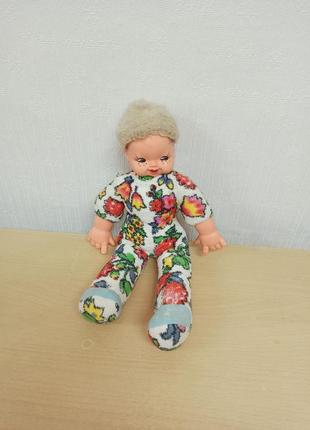 Вінтажна лялька з м'яким тілом4 фото