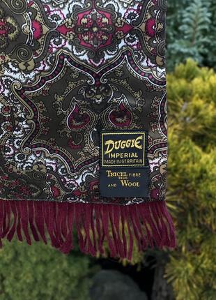 Duggie imperial Англия двойной/двусторонний шерстяной шарф3 фото